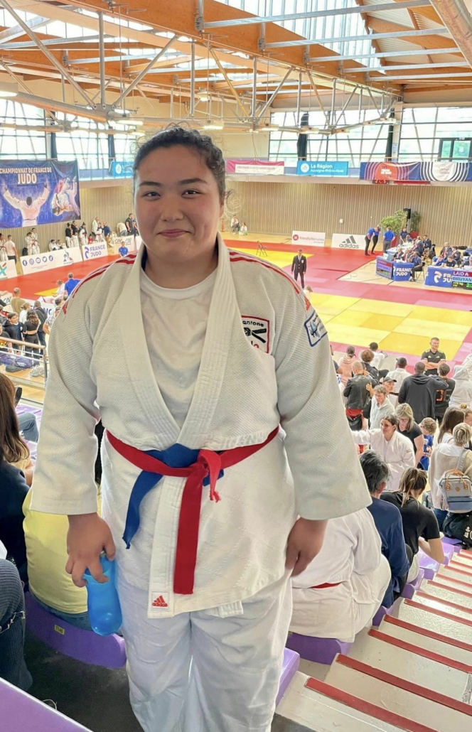 Emilie aux championnats de France